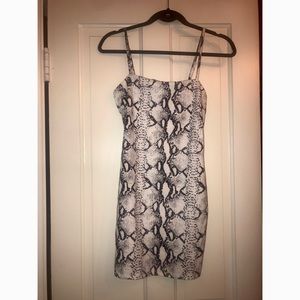 Snake skin dress